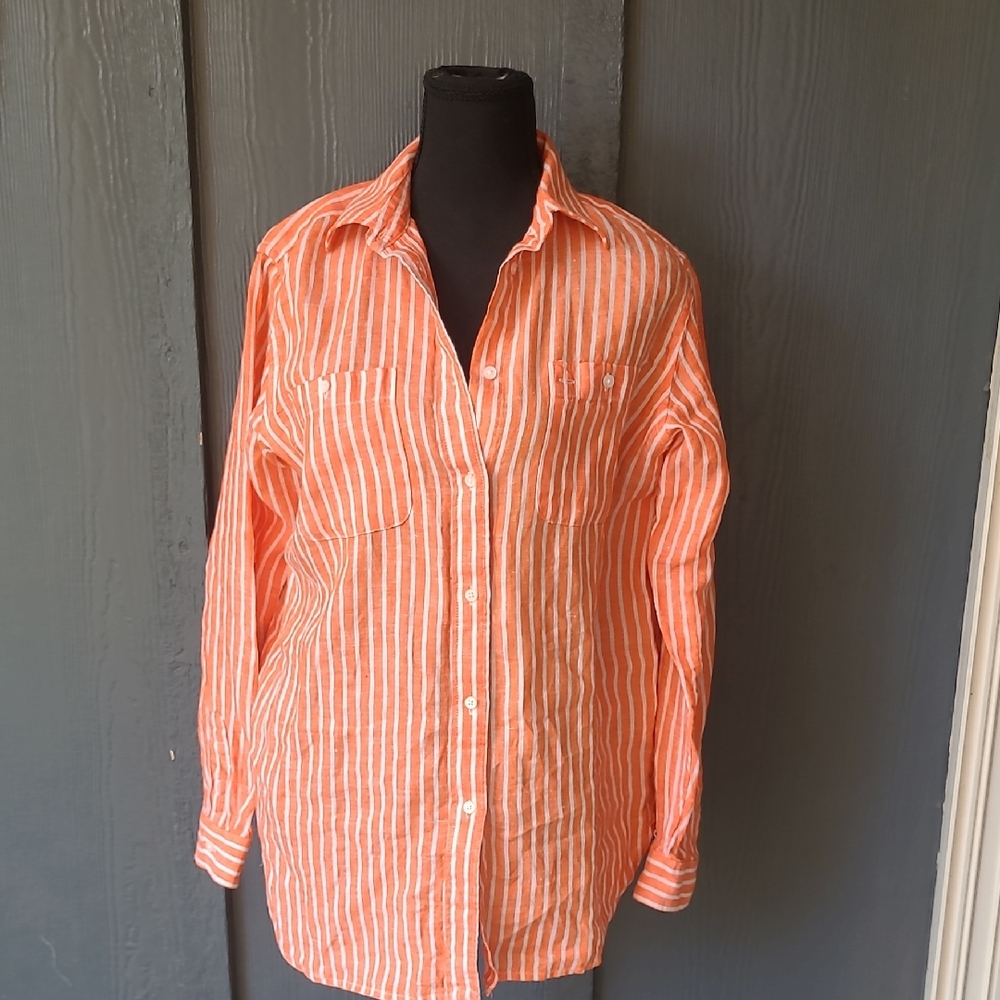 Lauren Ralph Lauren Linen Shirt. Size Medium